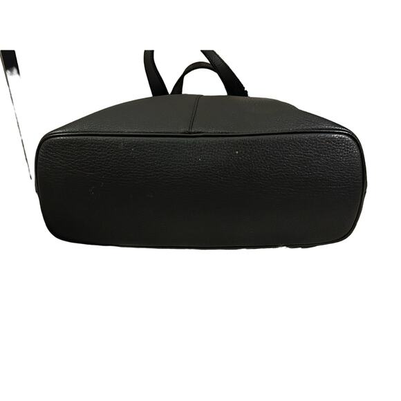 Authentic BURBERRY Vintage Leather Shoulder Hand Bag Purse Black - Picture 9 of 16